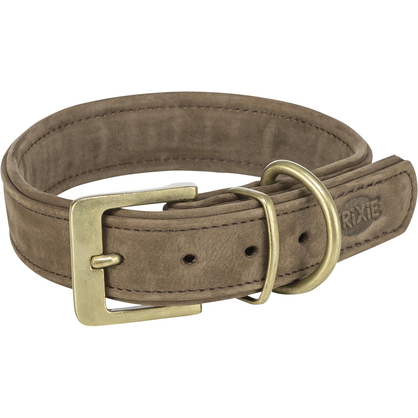 Meilleurs prix pour Trixie Pure collar, leather, M–L: 39–46 cm/35 mm, brown (Chien), Collier + laisse