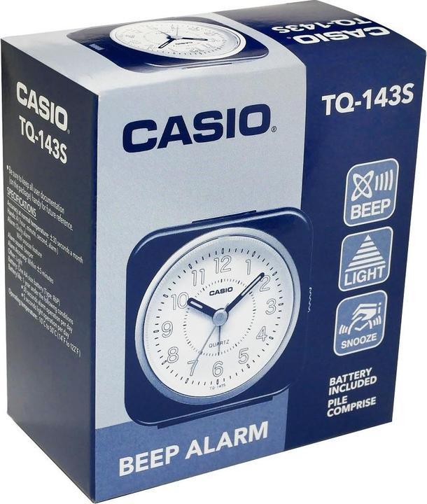Actual product image Casio TQ-143S-8EF Alarm clock