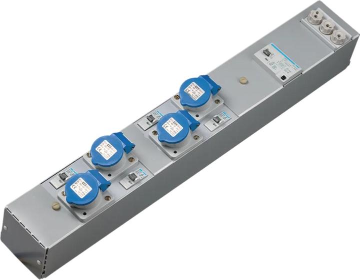 Hager Socket strip ZAH004L 4xCEE 16A 3pole 160x100x710