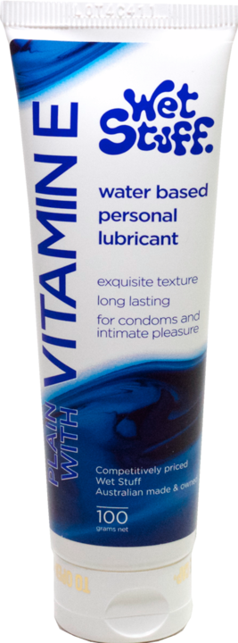 Actual product image Wet Stuff Plain" 100g moisturising lubricant with vitamin E (100 ml)