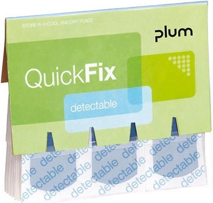 Actual product image Plum Detectable plaster refill pack, for QuickFix (45x)