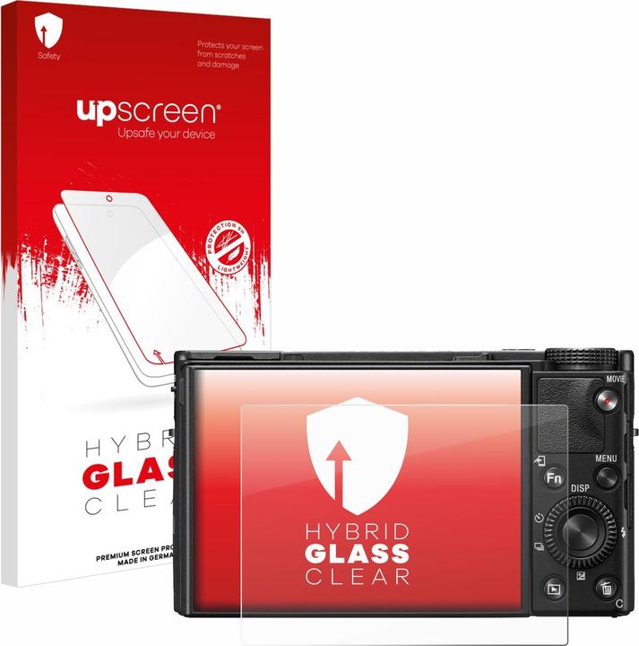 Upscreen Pellicola Hybrid Glass Per Sony Xperia 1 V (schermo + Fotocamera), Protezione 9H, Made In Germany