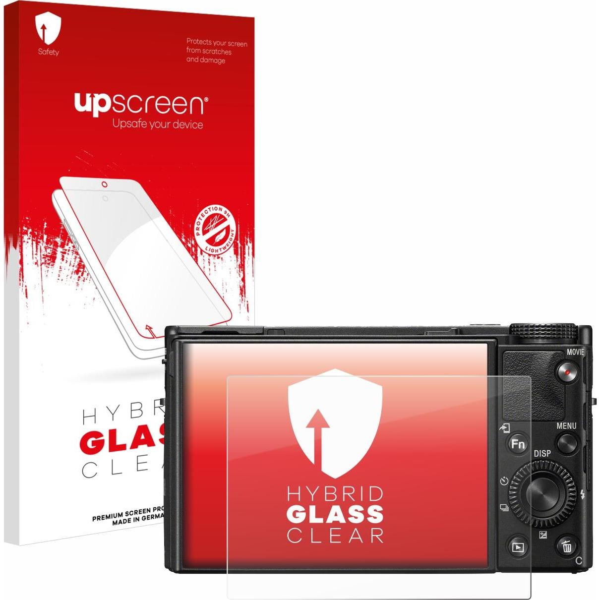 upscreen Scratch Shield Panzerglasfolie (Displayschutz, Cyber-Shot DSC-RX100 VII), Kameraschutz