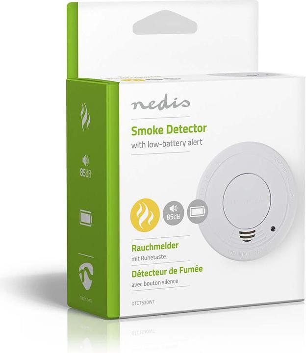 Image du produit Nedis DTCTS30WT Détecteur de fumée