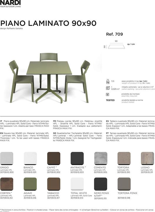 Immagine prodotto Nardi P. LAMINATO 90X90 (90 x 90 cm)