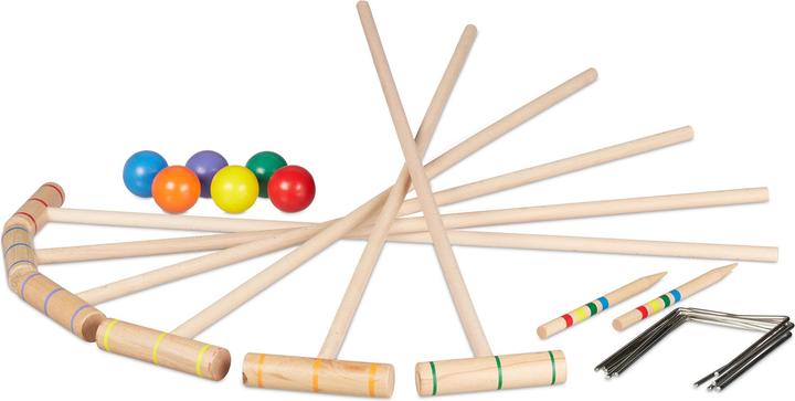 Relaxdays Jeu de croquet
