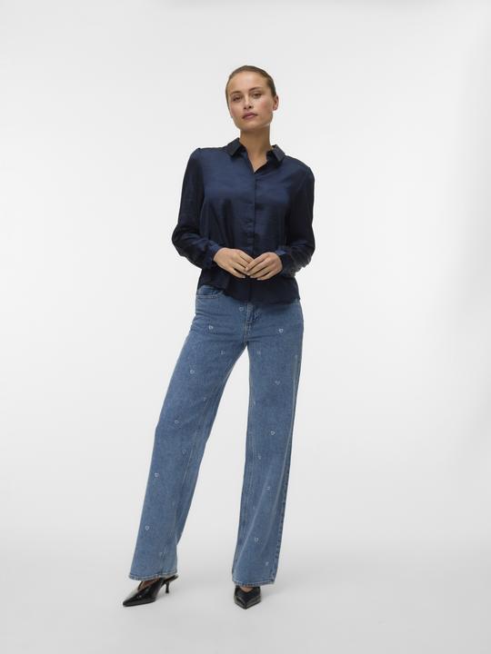 Image du produit Vero Moda VMTESSA Hohe Taille Weiter Beinschnitt Jeans Weit geschnitten (W28/L34)