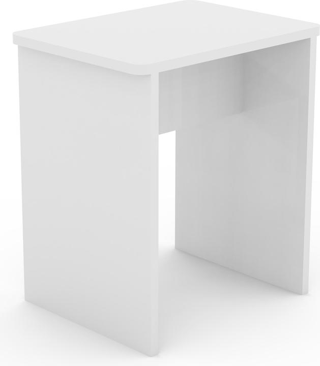 Actual product image VCM Wooden Stool Cube Footrest Side Table Esal