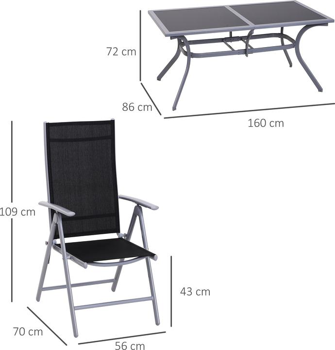 Produktbild Outsunny Sitzgarnitur Gartengarnitur Gartenmöbel