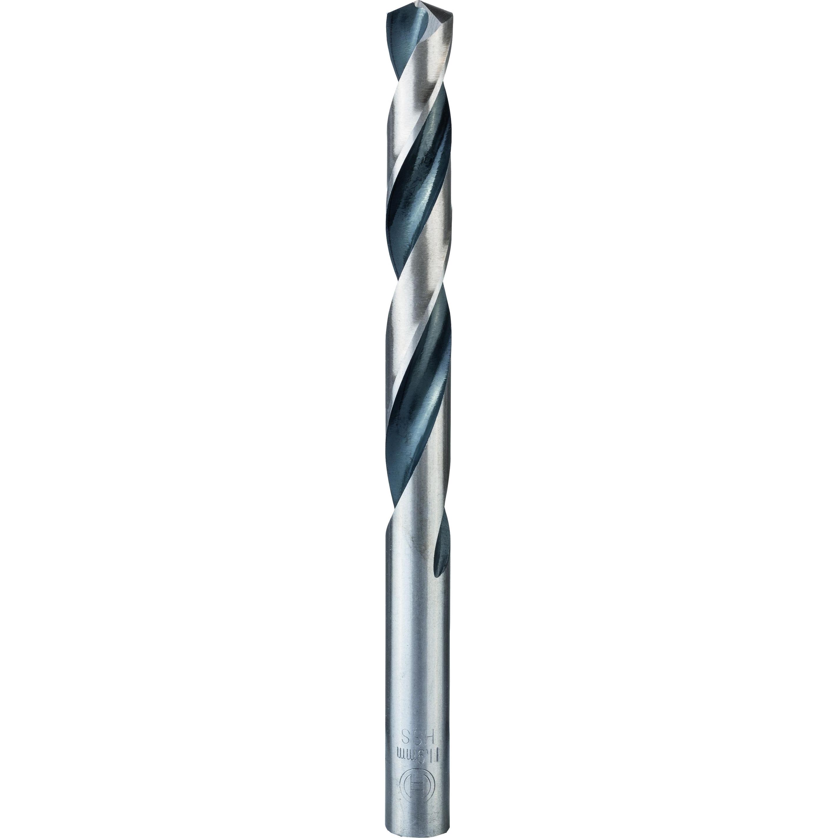 Bosch Professional Zubehör, Bohrereinsatz, Metallspiralbohrer HSS PointTeQ, DIN 338, 11,9 mm, 5er-Pack (11.9 mm)