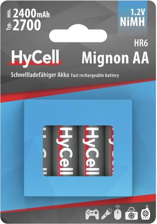 Image du produit HyCell AA (4 pcs, AA, 2700 mAh)