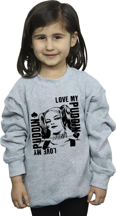 Produktbild Suicide Squad Harley Love Puddin Sweatshirt Mädchen (116)