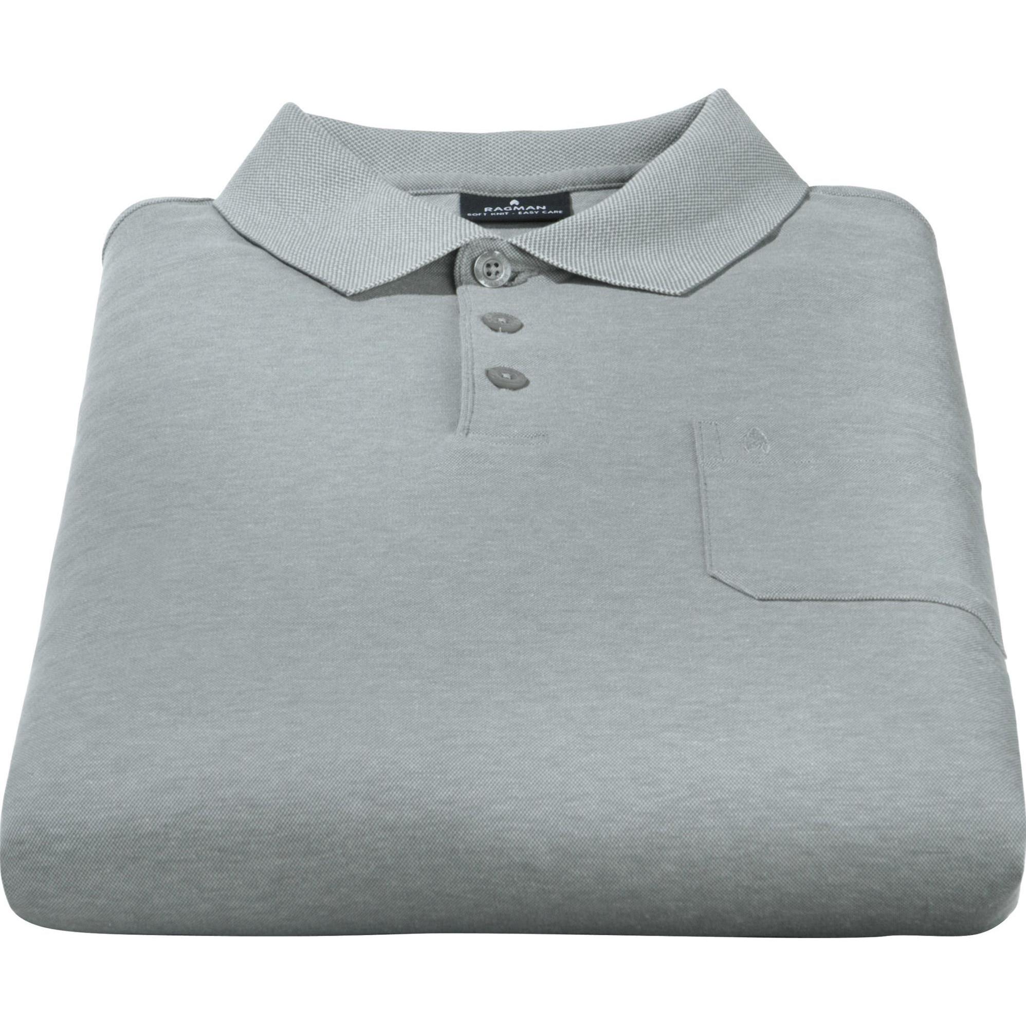 Thumbnail - Ragman, Herren, Shirt, Herren-Poloshirt, Grau, (3XL)