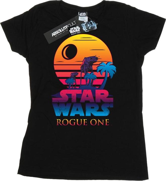 Immagine prodotto Star Wars Rogue One Logo Sunset Maglietta Donna (XS)