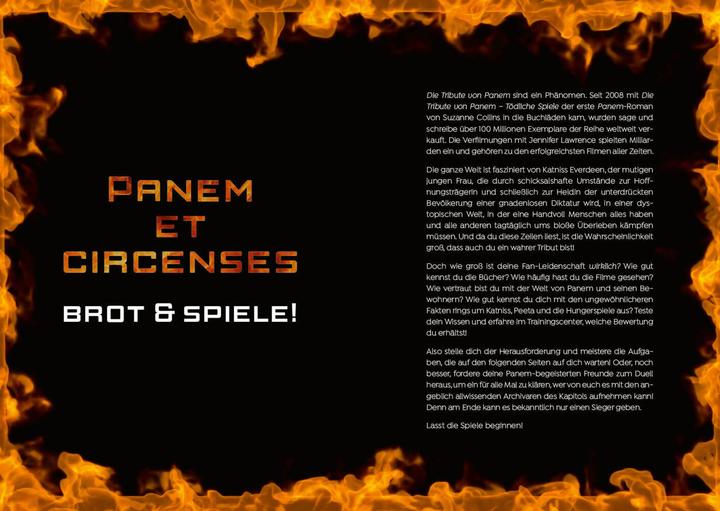 Actual product image Das inoffizielle Quiz für Panem-Fans (mit Decoder-Folie) (German, Tom Grimm, 2023)
