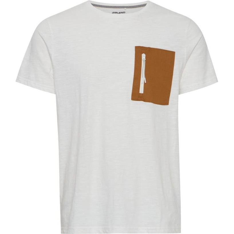 Blend, Herren, Shirt, t-shirt, Weiss, (XL)