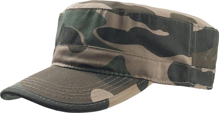 Produktbild Atlantis Tank gebürstete Baumwolle Military Kappe (2 StückPackung) (One Size)