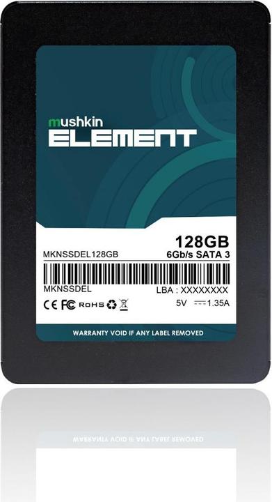Actual product image Mushkin SSD Element 2.5 128GB SATA3 (128 GB, 2.5")