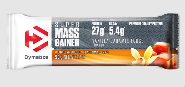 Actual product image Dymatize Super Mass Gainer Bar (90g) (Vanilla, 1 pcs., 90 g)