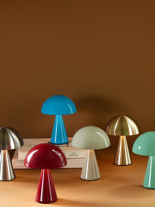 Immagine prodotto Hübsch Lampada portatile Mush in nichel (43 lm)