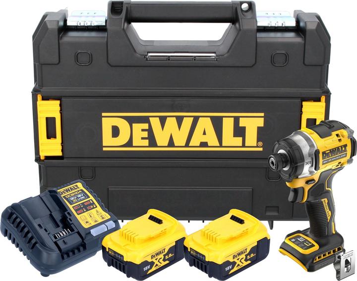Produktbild DeWalt DCF 860 P2T Akku Schlagschrauber 18 V 282 Nm 1/4" Brushless + 2x Akku 5,0 Ah + Ladegerät +
