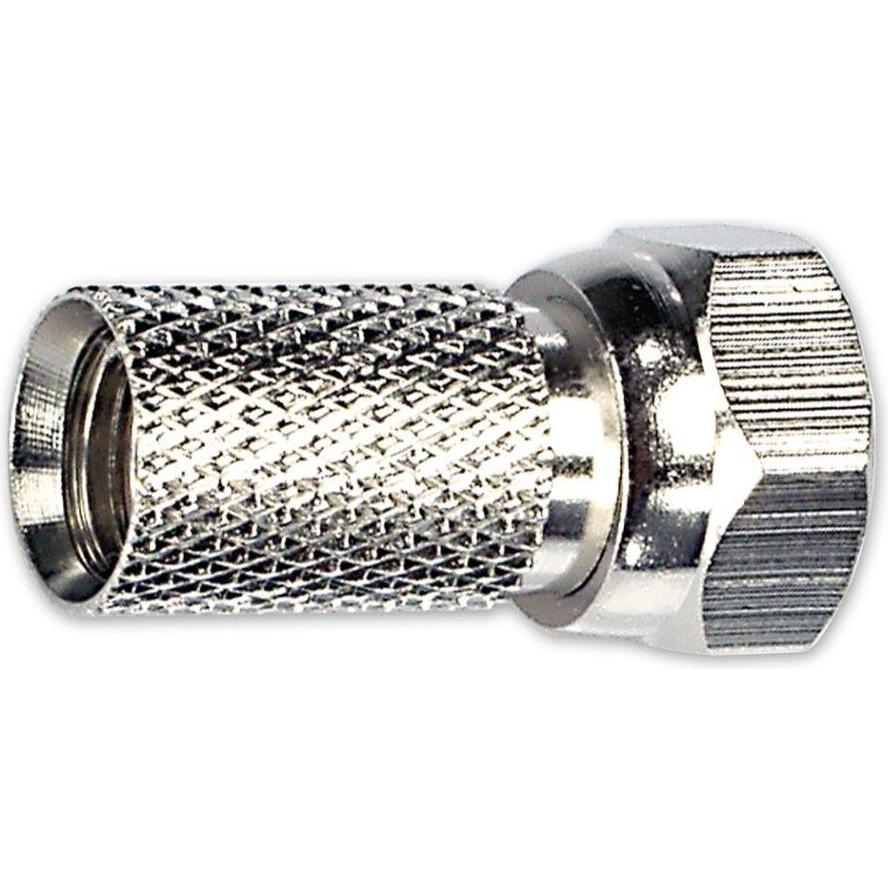 Fuba OVZ 035 F-Aufdrehstecker blank f.Kabeldurchmesser ca. 7mm HQ-Version (22505032)