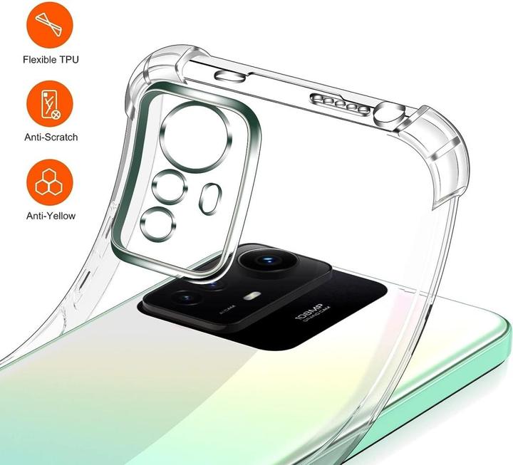 Actual product image Screenguard Xiaomi Redmi Note 12S Case Crystal Soft Airbag Bumper (Xiaomi Redmi Note 12S)