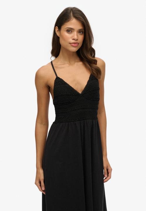 Immagine prodotto Superdry Spitzen-Maxikleid aus Jersey (XS)