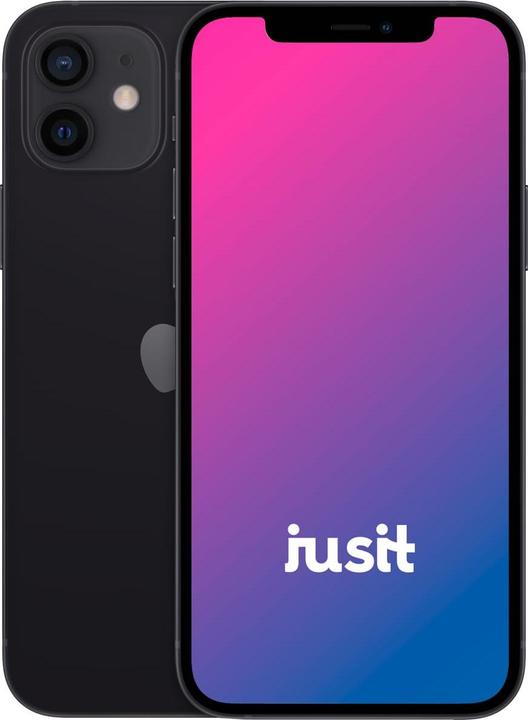 Produktbild jusit iPhone 12 (128 GB, Black, 6.10", 12 Mpx, Dual SIM, B / Sehr gut)