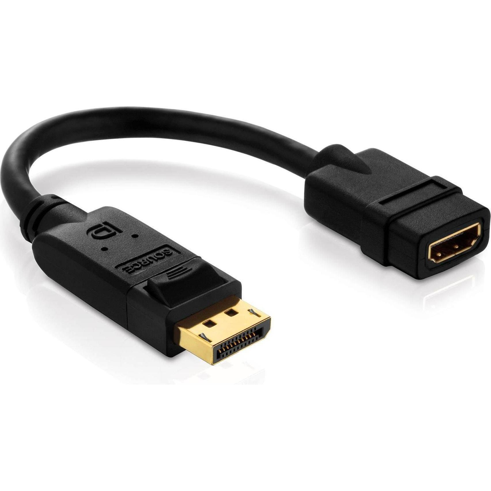 Purelink Nero Pi155 Displayport Chiuso (Hdmi, 10 Cm), Adattatore Dati + Video,