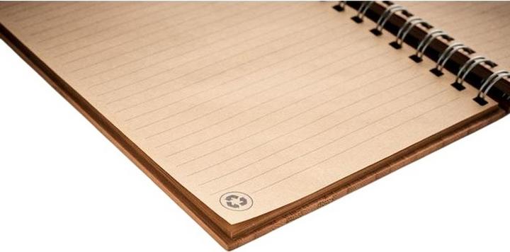 Produktbild MidOcean Notizbuch Bram Bambus A5 (A5, Liniert, Harter Einband)