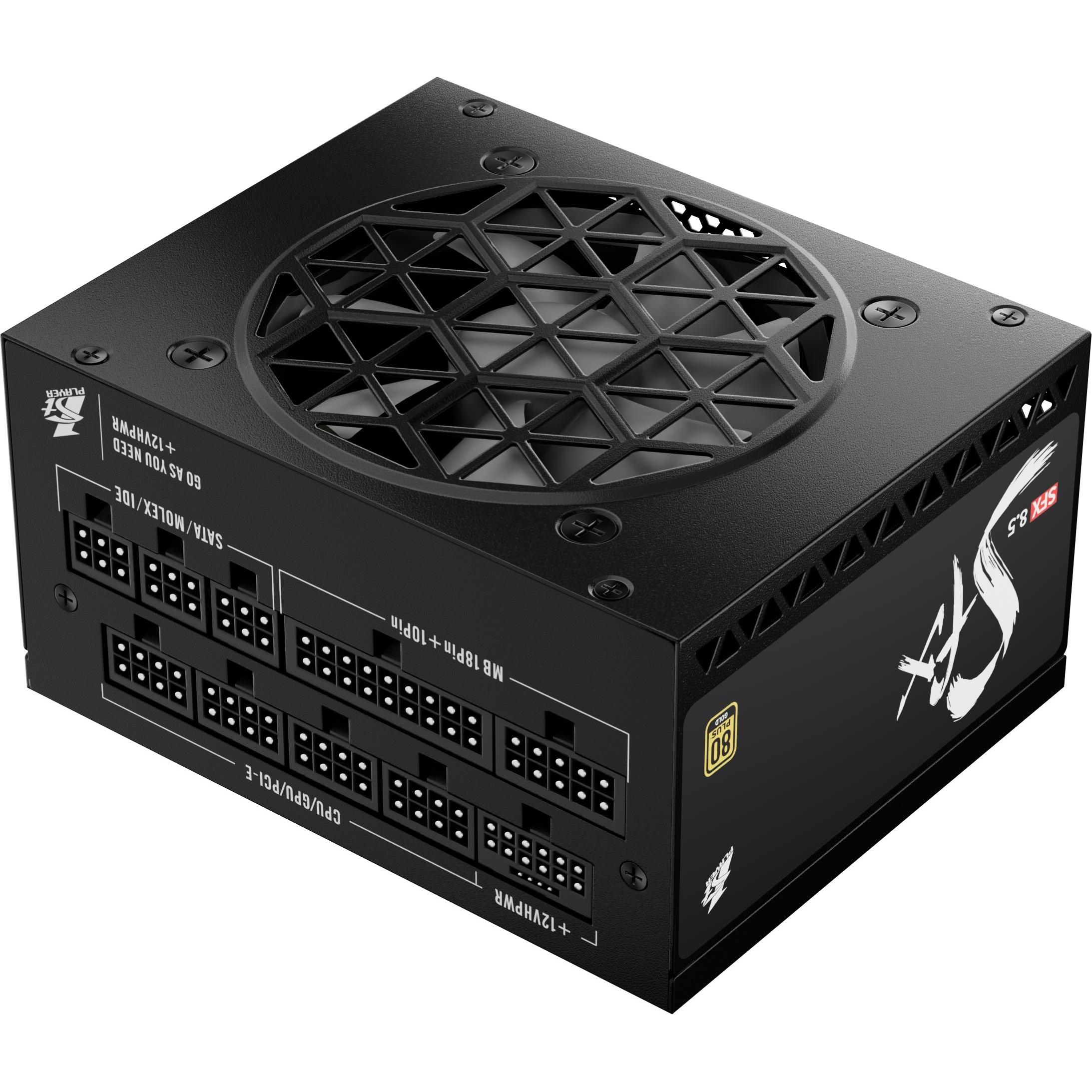 1stplayer Alimentation SFX Gold 850W (noir) (850 W), Alimentatore PC, Nero