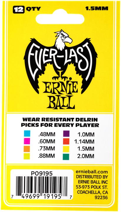 Image du produit Ernie Ball Everlast (12x, 1.50 mm)