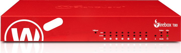 Immagine prodotto Watchguard Firebox T80 con 1 anno di assistenza standard (Regno Unito)