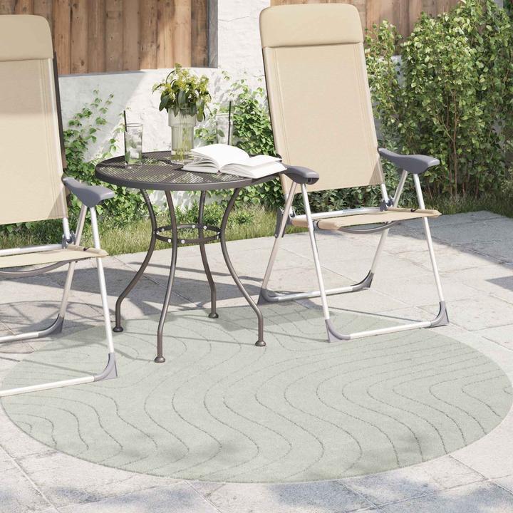 Actual product image vidaXL Moderner Teppich (120 cm)