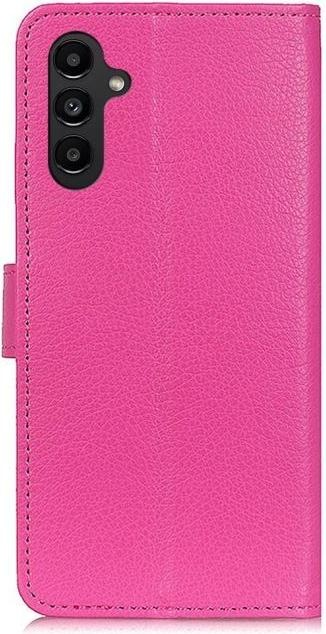 Actual product image MU Classic Litchi Leather Bookcover Series (Samsung Galaxy A14 5G, Samsung Galaxy A14)