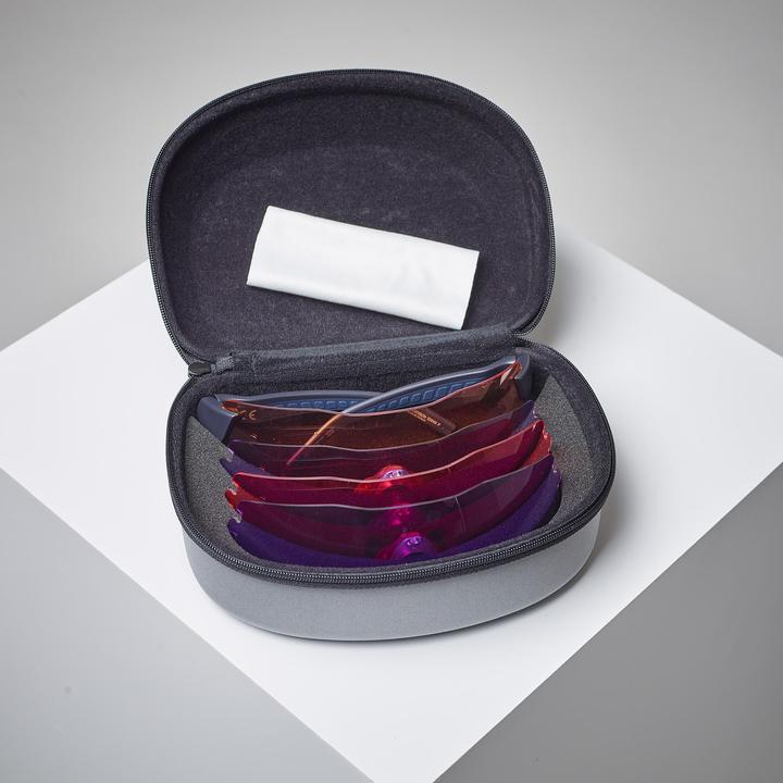 Image du produit Solognac Lunettes de protection pour le tir au pigeon d'argile 4 verres interchangeables