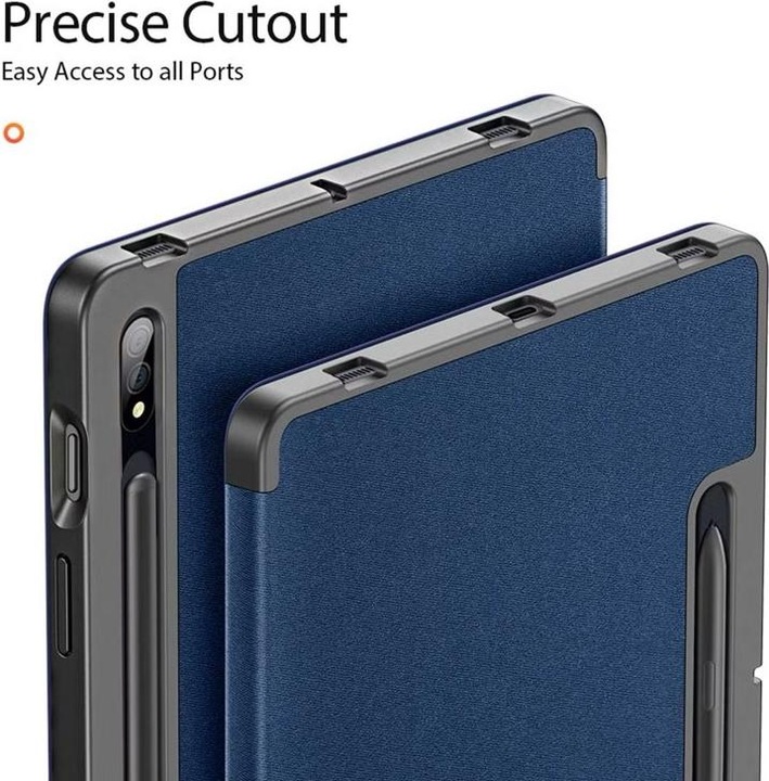 Actual product image Dux Ducis Domo Tablet Cover with Multi-Angle Stand and Smart Sleep for Samsung Galaxy Tab S7 (Galaxy Tab S7, Galaxy Tab S8)