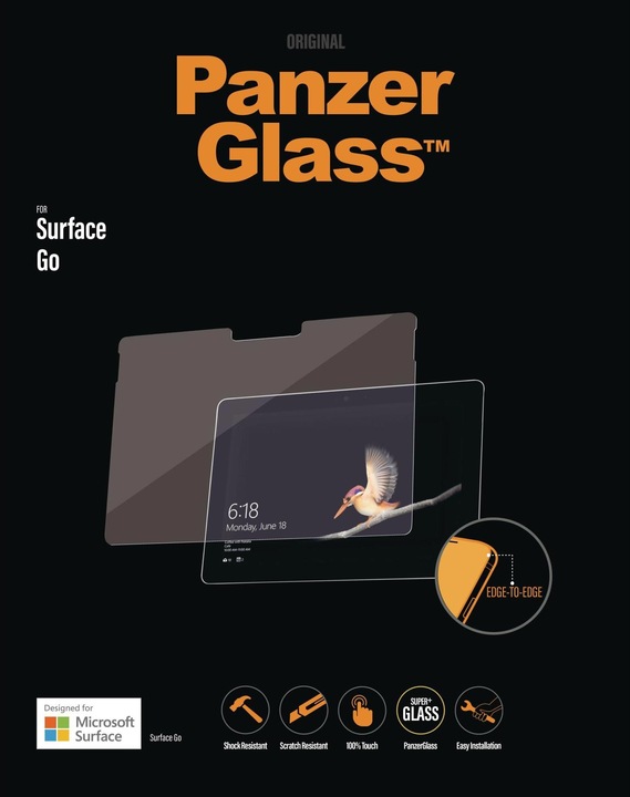 Actual product image PanzerGlass Surface Go display protection (10")