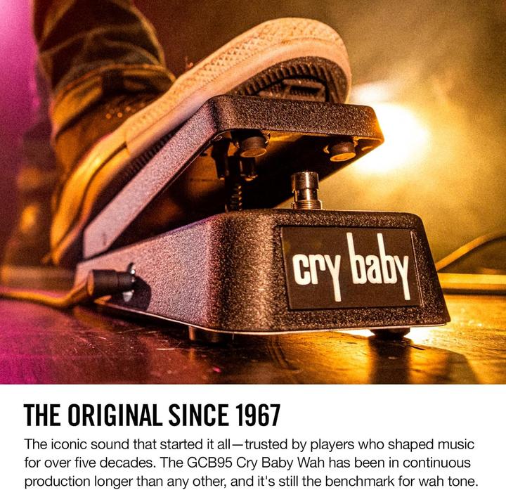Actual product image Dunlop GCB95 Cry Baby Standard Wah (Guitar)