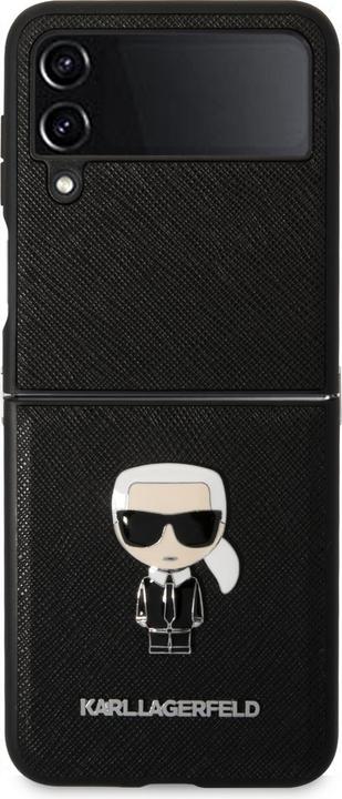 Immagine prodotto Karl Lagerfeld Custodia per Samsung Galaxy Z Flip 4 KLHCZF4IKMSBK nero Saffiano Edition (Samsung Galaxy Z Flip4)