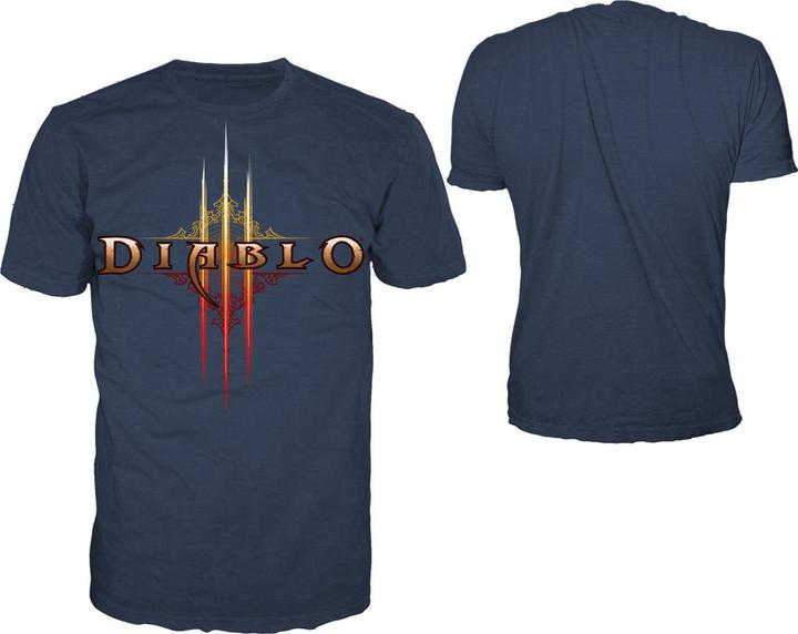 Produktbild Bioworld Merchandising Diablo III Logo blau (S)