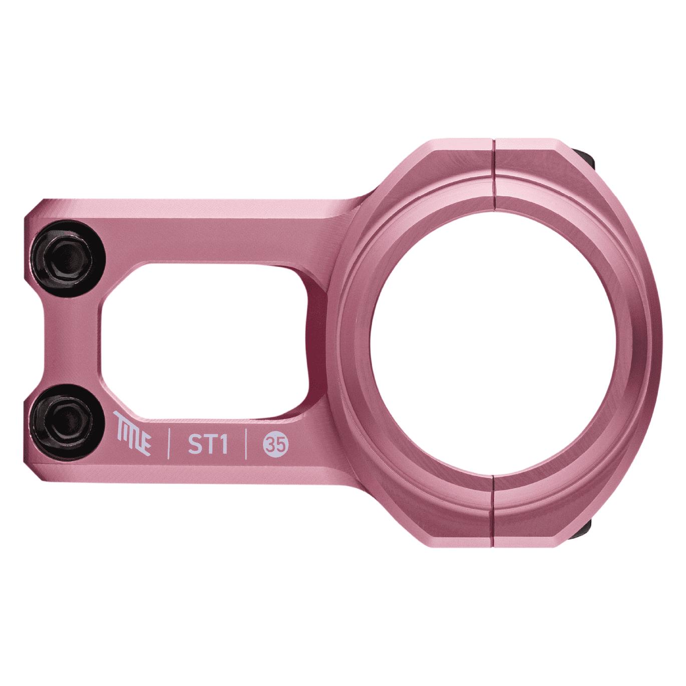 Title ST1 MTB Vorbau 31,8 x 31 mm - Pink (31 mm, 31.80 mm) (PTTI1003)