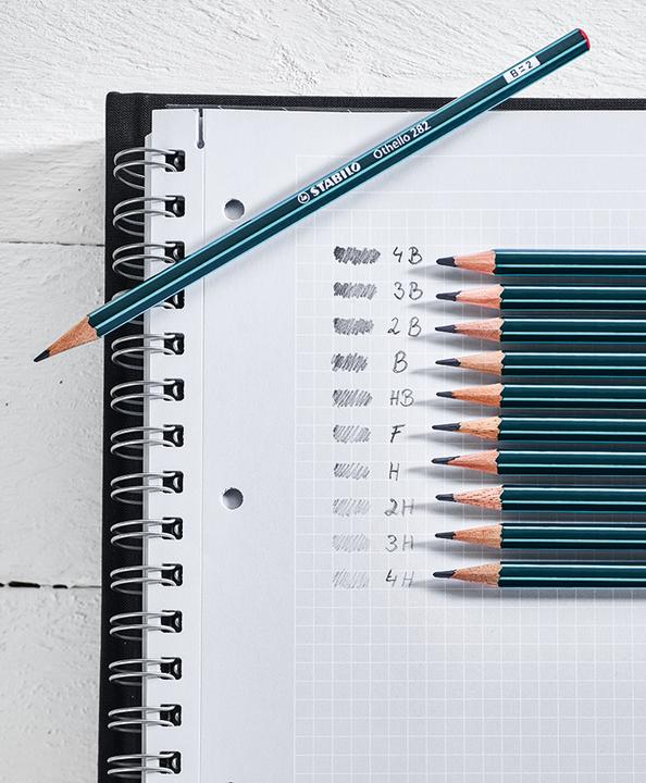 Produktbild STABILO Bleistift mit Radiergummi - Othello - Einzelstift - Härtegrad HB (HB, 1 x)