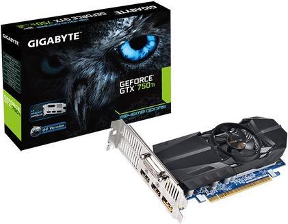 Actual product image Gigabyte GeForce GTX 750 Ti (2 GB, GDDR5)
