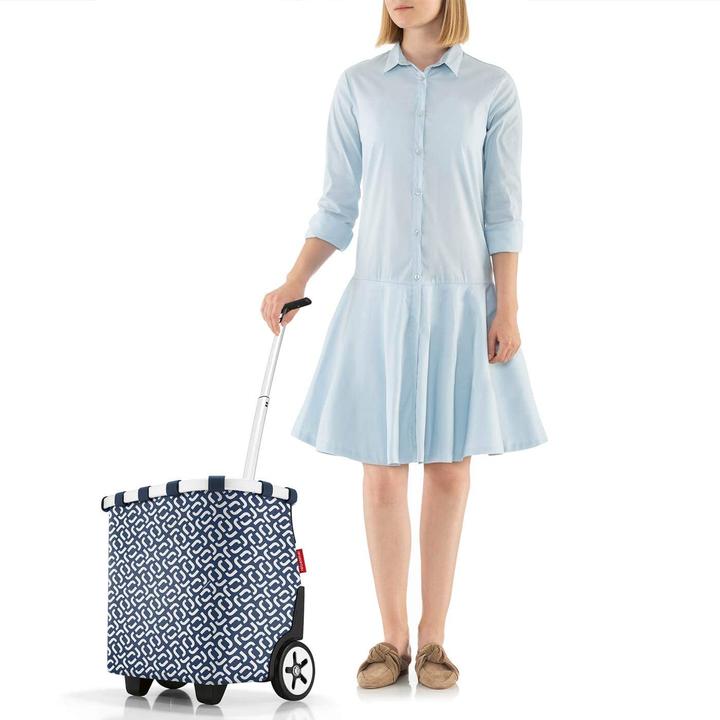 Produktbild reisenthel Einkaufstrolley Carrycruiser Signature Marineblau/Weiss
