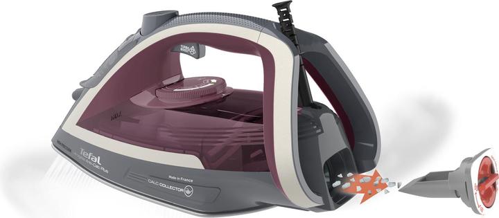 Productafbeelding Tefal Ultragliss Anti-Calc Plus FV6840E0 strijkijzer Stoomstrijkijzer 2800 W Paars, Zilver (2800 W, 260 g/min)