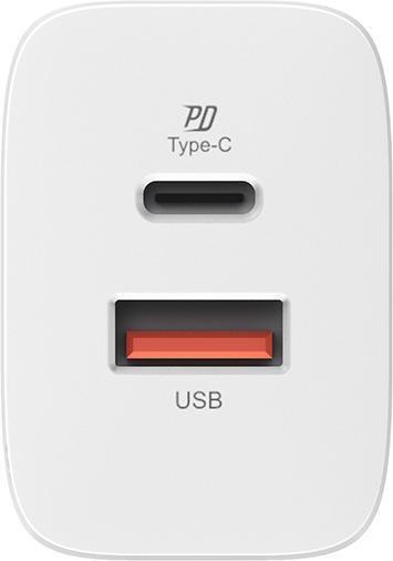 Produktbild Silicon Power Silicon-Power Ladegerät Wall Charger QM16 USB/Typc Whi (20 W, 2 Ports)