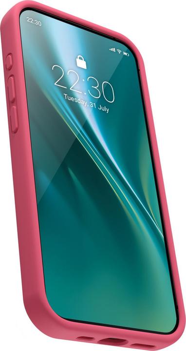 Actual product image Etteri Silicone case for Samsung Galaxy S23 raspberry (Samsung Galaxy S23)