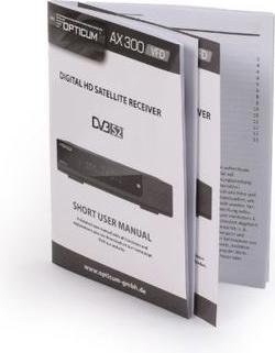 Actual product image Opticum Sat Receiver mit PVR (DVB-S2, Hard drive)